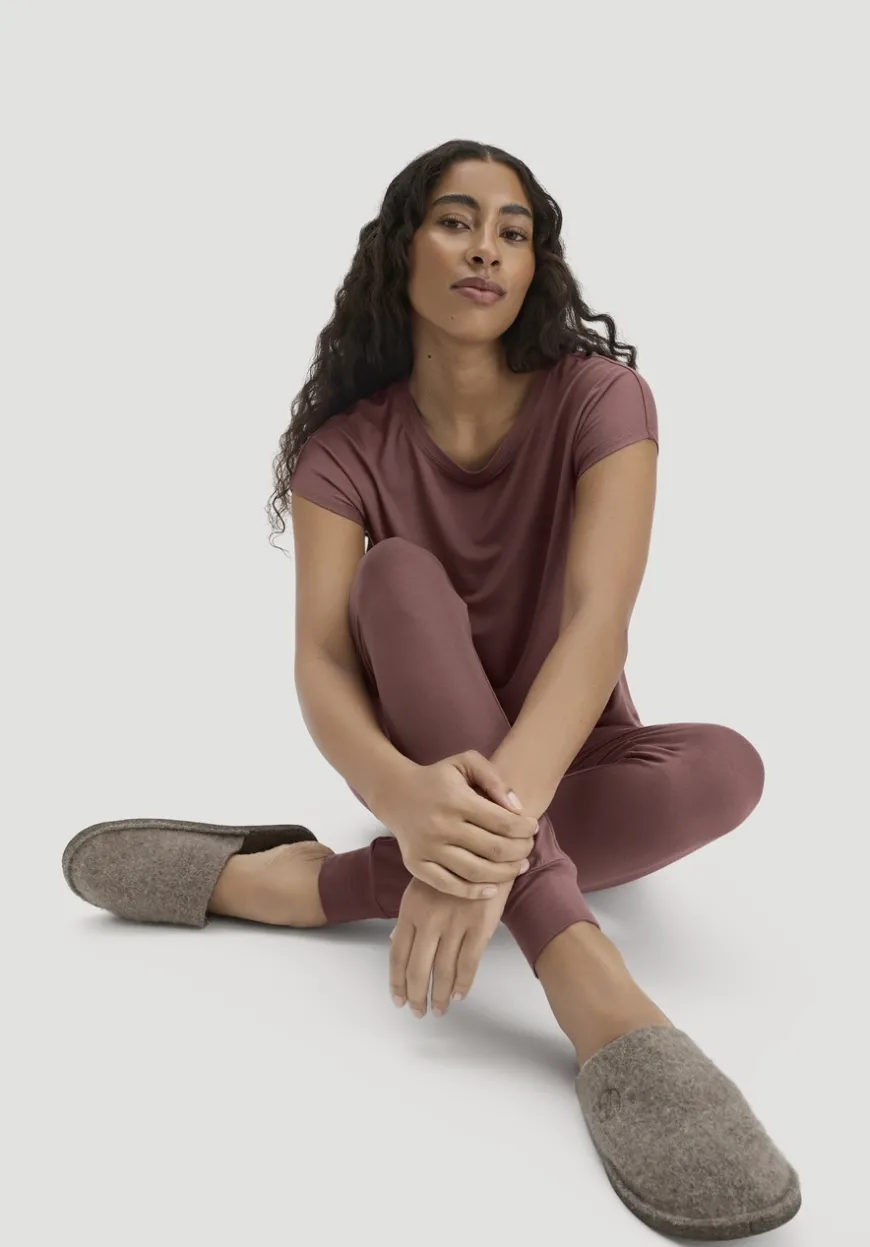 hessnatur Schlafhose PURE FLOW aus TENCEL™ Modal von|Damen Nachtwäsche|Nachtwäsche