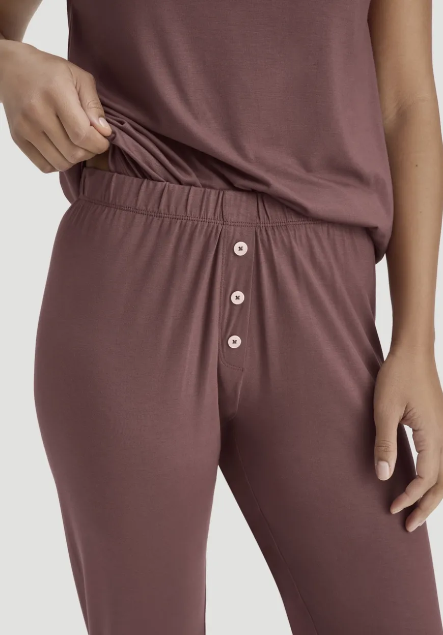 hessnatur Schlafhose PURE FLOW aus TENCEL™ Modal von|Damen Nachtwäsche|Nachtwäsche