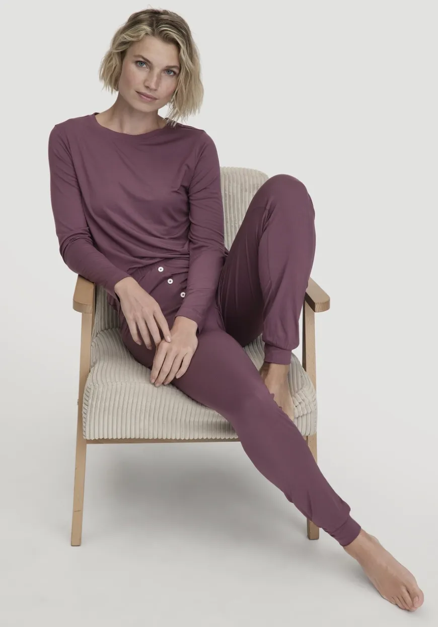 hessnatur Schlafhose PURE FLOW aus TENCEL™ Modal von|Damen Nachtwäsche|Nachtwäsche