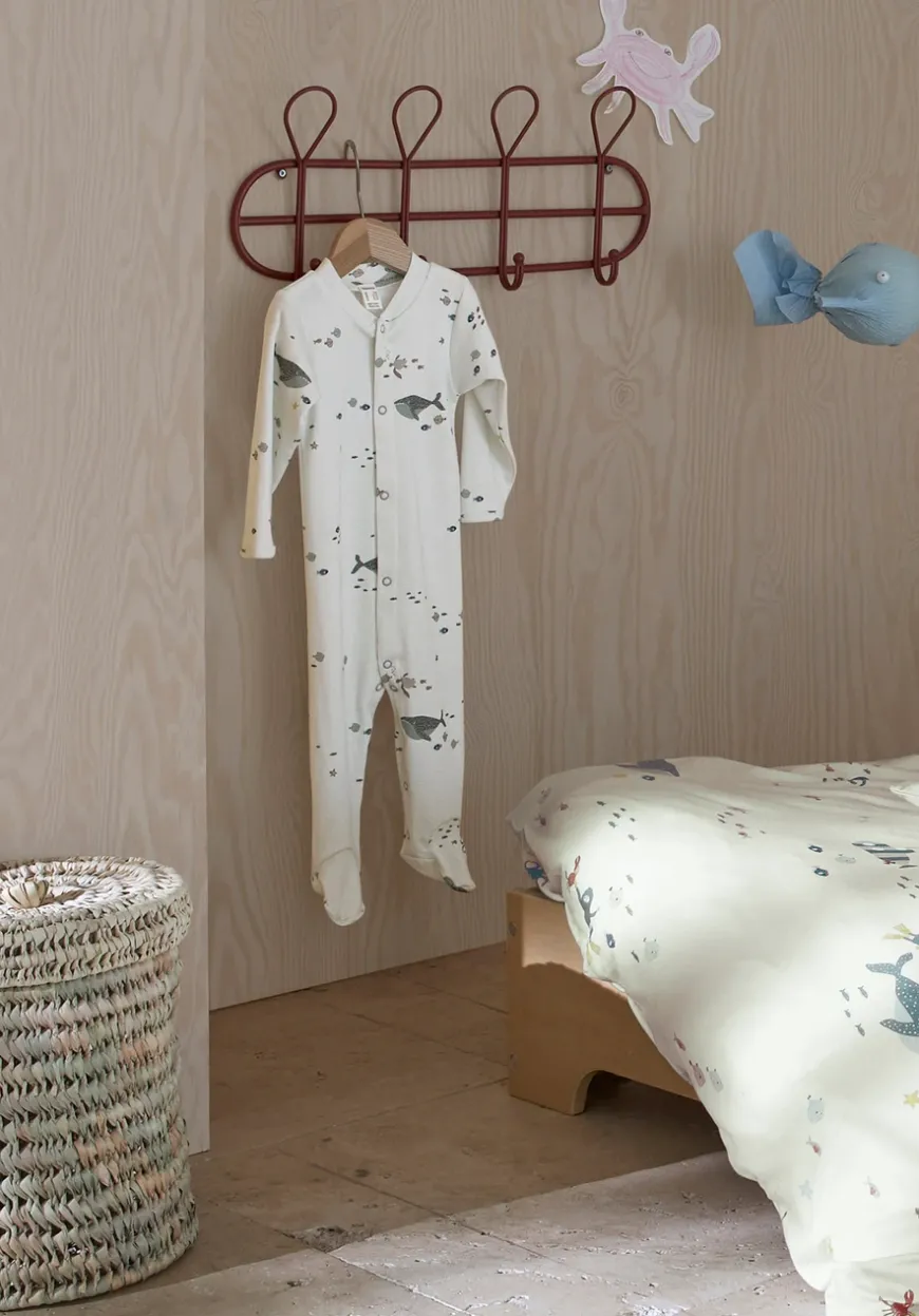 hessnatur Schlafoverall aus reiner Bio-Baumwolle von| Pyjamas & Schlafoveralls|Baby Nachtwäsche