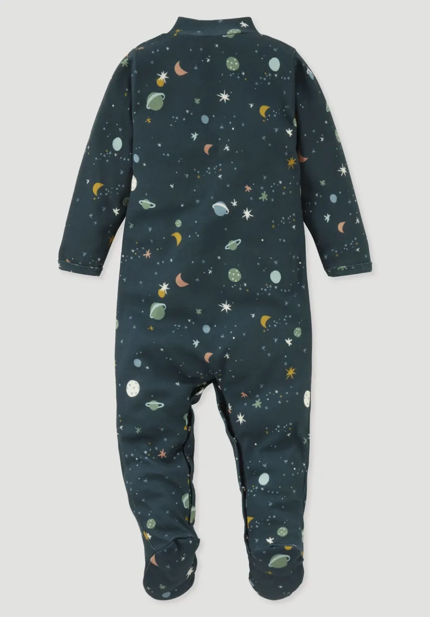 hessnatur Schlafoverall aus reiner Bio-Baumwolle von| Pyjamas & Schlafoveralls|Baby Nachtwäsche