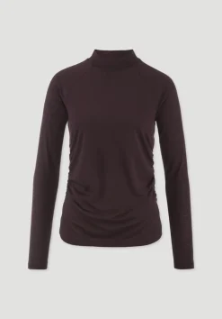 hessnatur Shirt Langarm Slim ACTIVE FUNCTIONAL aus Bio-Merinowolle und TENCEL™ Lyocell von|Damen Shirts & Tops|Yoga & Activewear