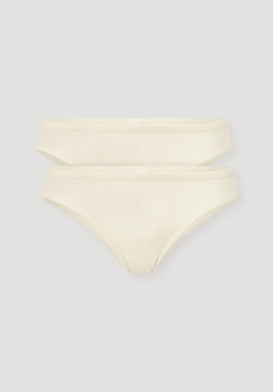 hessnatur Slip Low Cut im 2er-Pack PURE COTTON aus reiner Bio-Baumwolle von|Damen Unterteile|Unterteile