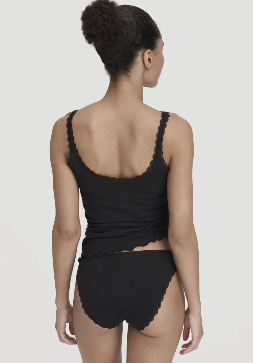 hessnatur Slip Regular Cut COTTON FEEL LACE aus Bio-Baumwolle von|Damen Unterteile|Unterteile