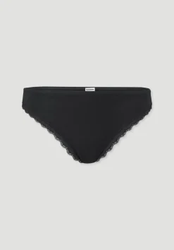 hessnatur Slip Regular Cut COTTON FEEL LACE aus Bio-Baumwolle von|Damen Unterteile|Unterteile