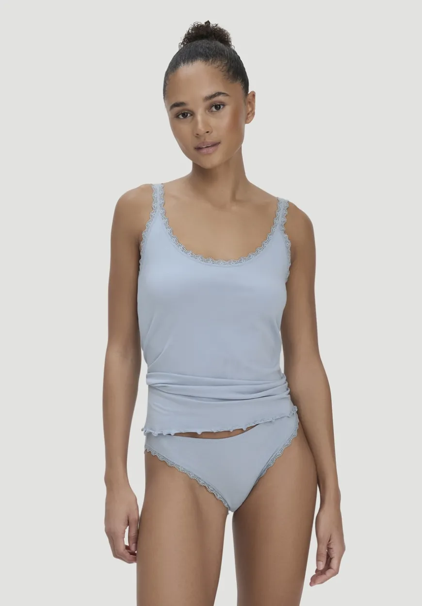 hessnatur Slip Regular Cut COTTON FEEL LACE aus Bio-Baumwolle von|Damen Unterteile|Unterteile