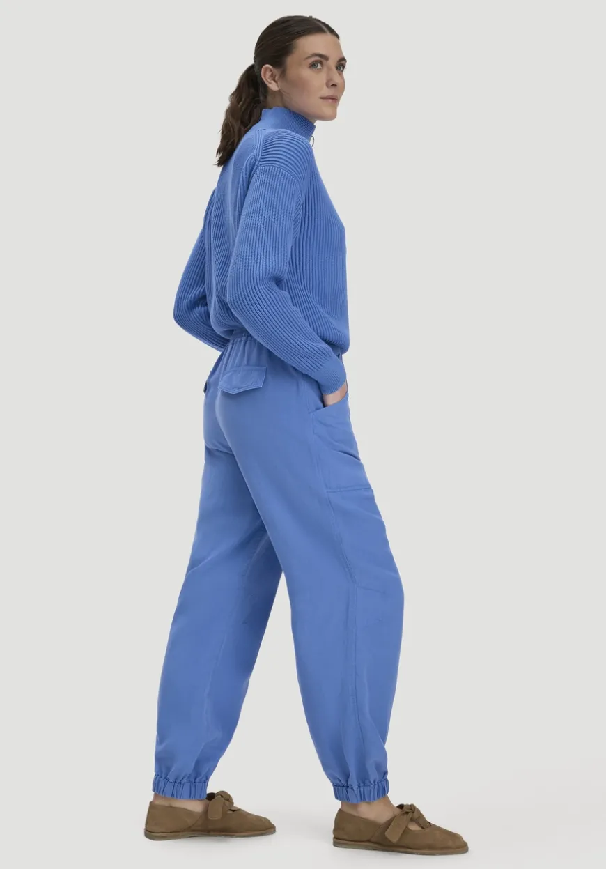 hessnatur Soft Utility Hose aus TENCEL™ Lyocell mit Leinen von|Damen Hosen & Shorts