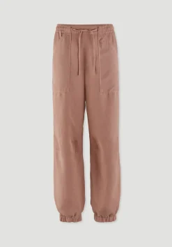 hessnatur Soft Utility Hose aus TENCEL™ Lyocell mit Leinen von|Damen Hosen & Shorts