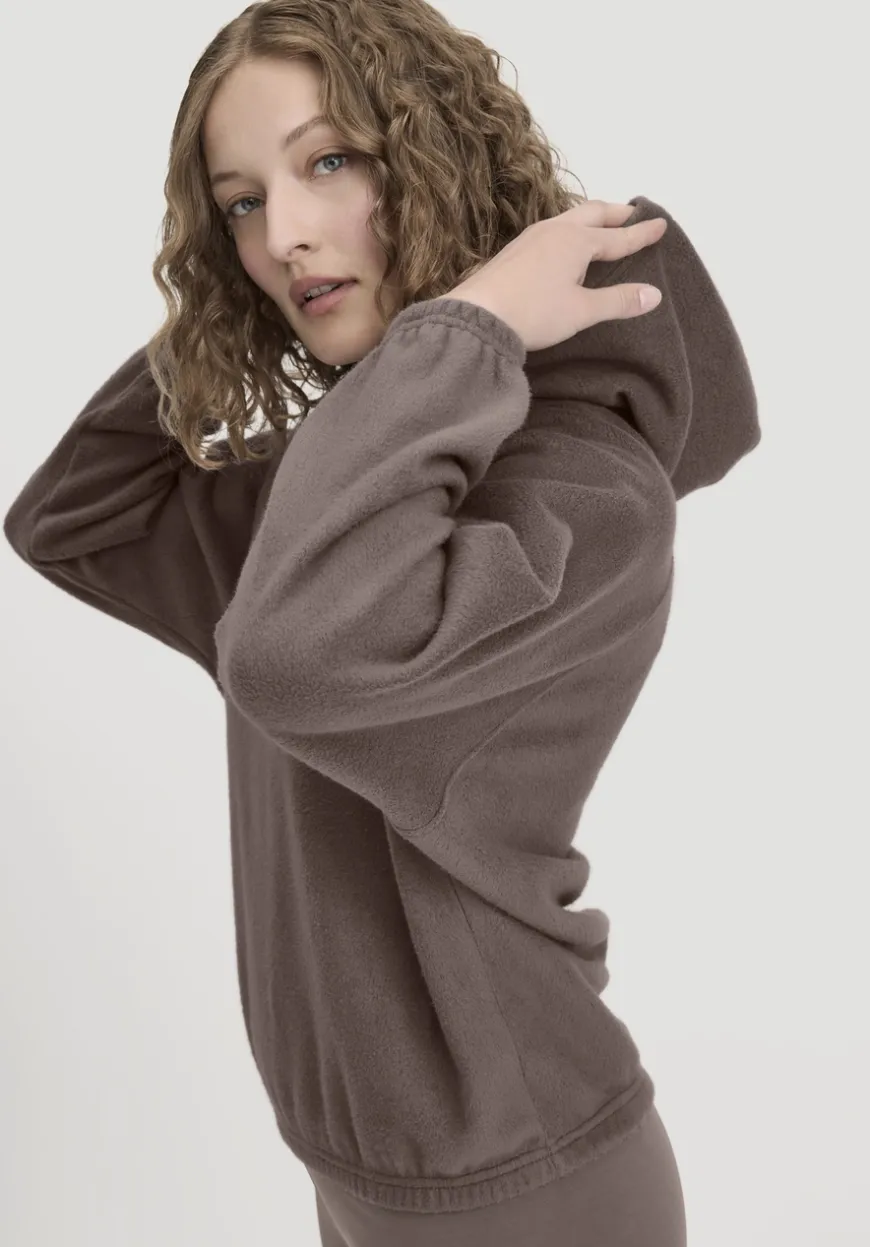 hessnatur Softfleece Hoodie Oversize ACTIVE COMFORT aus reiner Bio-Baumwolle von|Damen Sweatshirts|Fleece