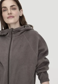 hessnatur Softfleece Jacke Oversize ACTIVE COMFORT aus reiner Bio-Baumwolle von|Damen Jacken & Mäntel|Fleece
