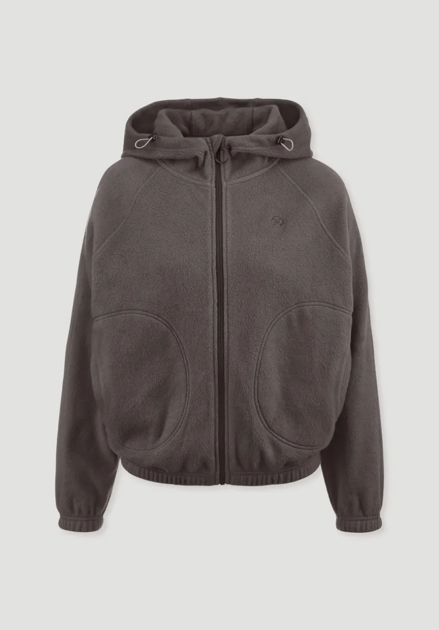 hessnatur Softfleece Jacke Oversize ACTIVE COMFORT aus reiner Bio-Baumwolle von|Damen Jacken & Mäntel|Fleece