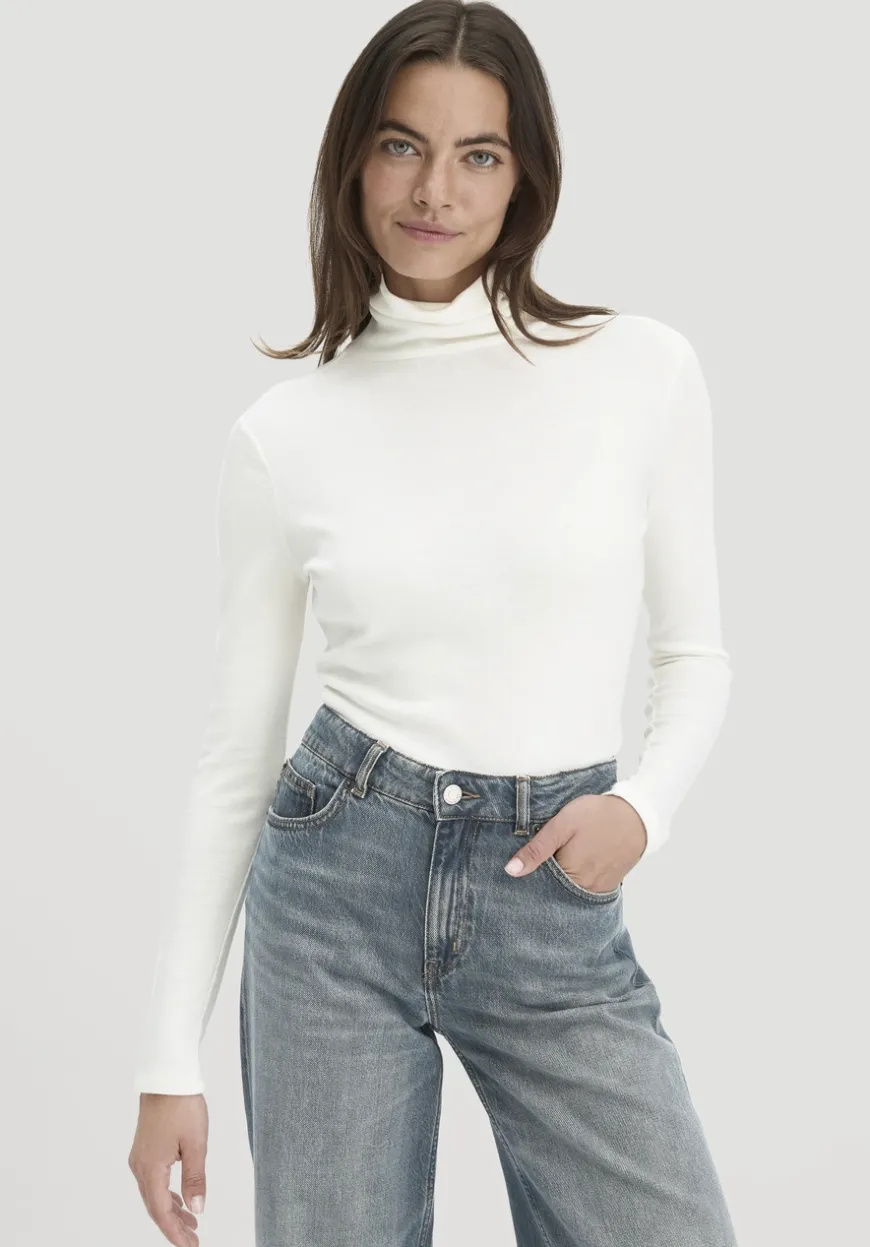 hessnatur Softrib Longsleeve Fitted aus Bio-Baumwolle und TENCEL™ Modal von|Damen Shirts & Tops|T-Shirts