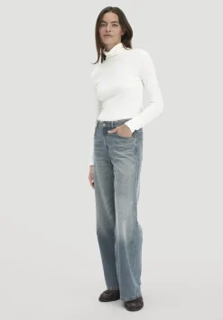 hessnatur Softrib Longsleeve Fitted aus Bio-Baumwolle und TENCEL™ Modal von|Damen Shirts & Tops|T-Shirts