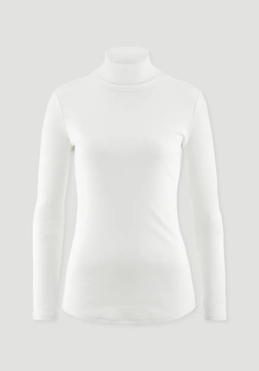 hessnatur Softrib Longsleeve Fitted aus Bio-Baumwolle und TENCEL™ Modal von|Damen Shirts & Tops|T-Shirts
