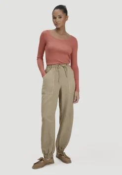 hessnatur Softrib Longsleeve Fitted aus Bio-Baumwolle und TENCEL™ Modal von|Damen Shirts & Tops