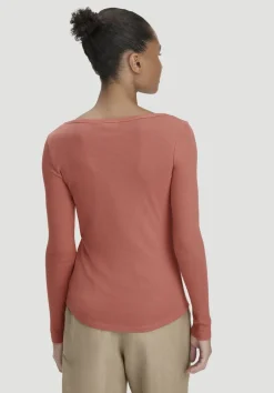 hessnatur Softrib Longsleeve Fitted aus Bio-Baumwolle und TENCEL™ Modal von|Damen Shirts & Tops