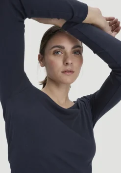 hessnatur Softrib Longsleeve Fitted aus Bio-Baumwolle und TENCEL™ Modal von|Damen Shirts & Tops