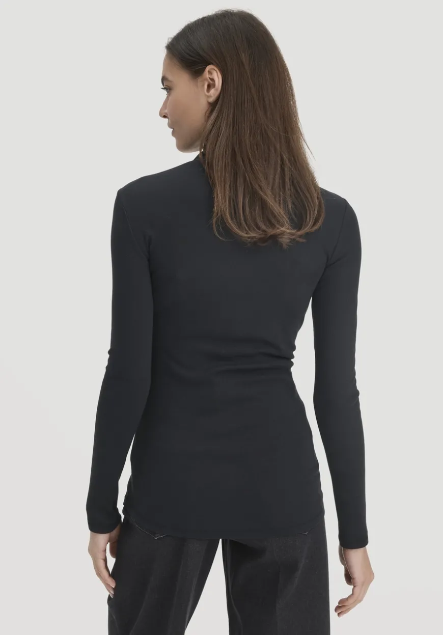 hessnatur Softrib Longsleeve Fitted aus Bio-Baumwolle und TENCEL™ Modal von|Damen Shirts & Tops|T-Shirts
