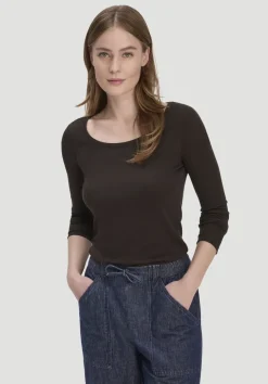 hessnatur Softrib Longsleeve Fitted aus Bio-Baumwolle und TENCEL™ Modal von|Damen Shirts & Tops