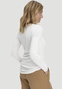 hessnatur Softrib Longsleeve Fitted aus Bio-Baumwolle und TENCEL™ Modal von|Damen Shirts & Tops|T-Shirts