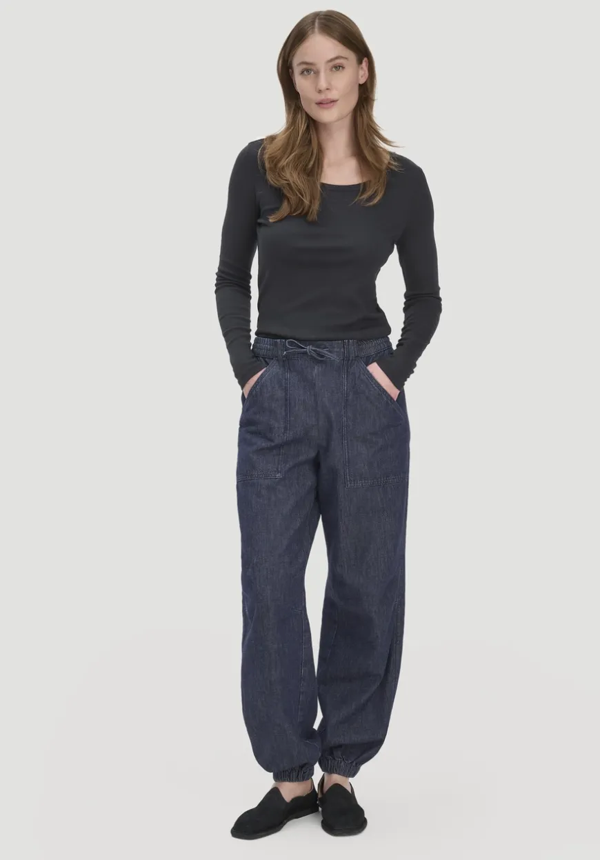 hessnatur Softrib Longsleeve Fitted aus Bio-Baumwolle und TENCEL™ Modal von|Damen Shirts & Tops|T-Shirts