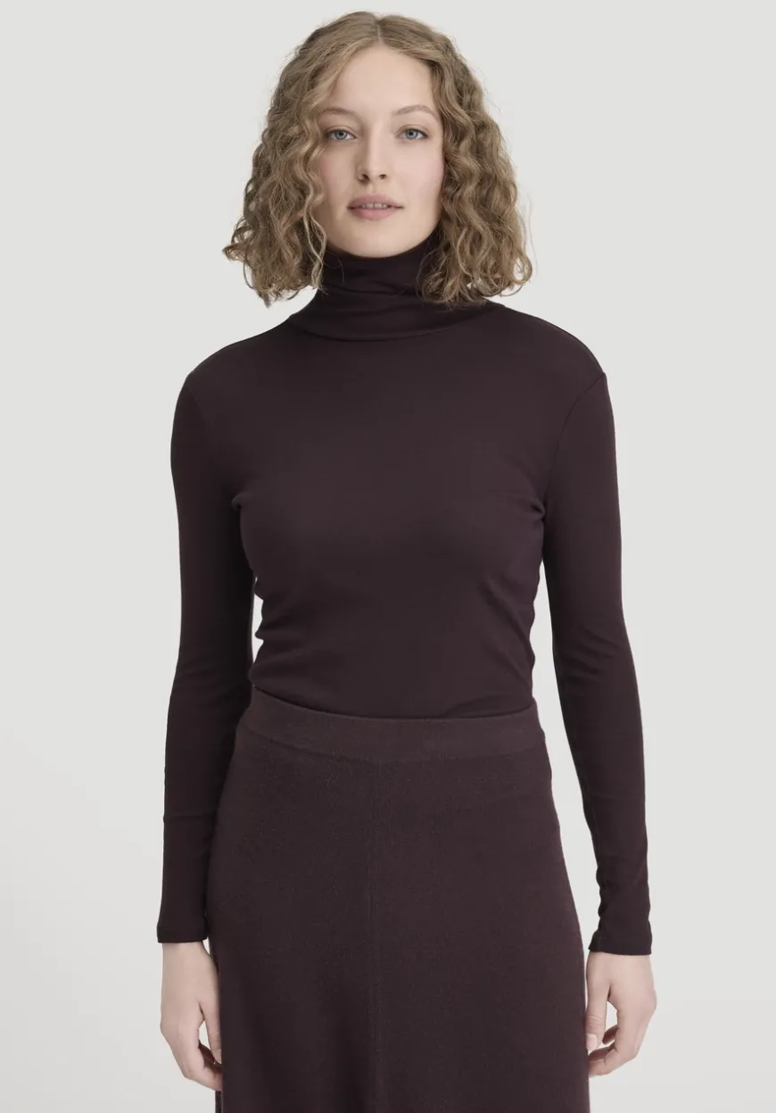 hessnatur Softrib Longsleeve Fitted aus Bio-Baumwolle und TENCEL™ Modal von|Damen Shirts & Tops|T-Shirts