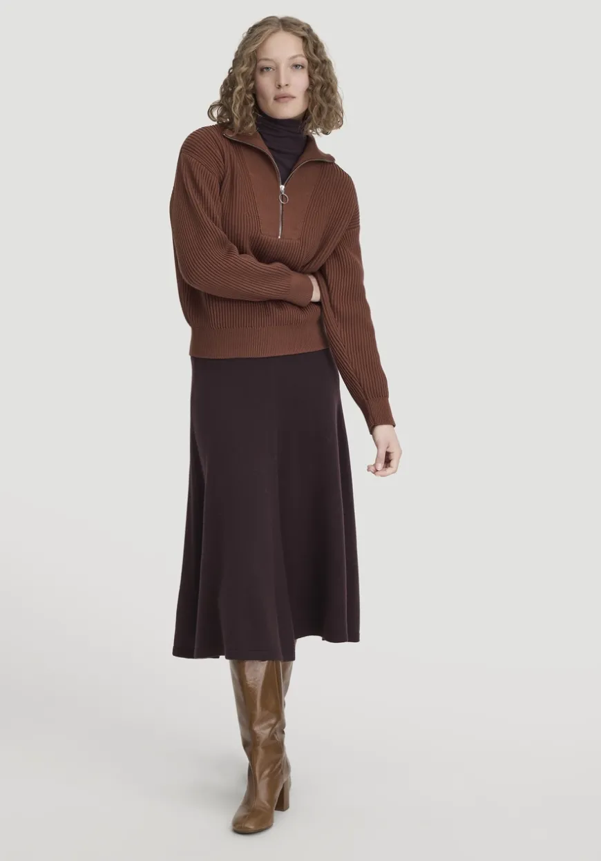 hessnatur Softrib Longsleeve Fitted aus Bio-Baumwolle und TENCEL™ Modal von|Damen Shirts & Tops|T-Shirts