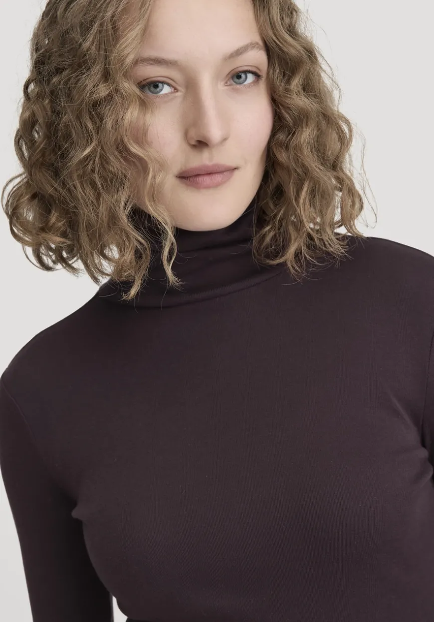 hessnatur Softrib Longsleeve Fitted aus Bio-Baumwolle und TENCEL™ Modal von|Damen Shirts & Tops|T-Shirts