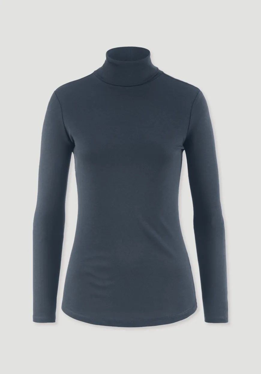 hessnatur Softrib Longsleeve Fitted aus Bio-Baumwolle und TENCEL™ Modal von|Damen Shirts & Tops|T-Shirts