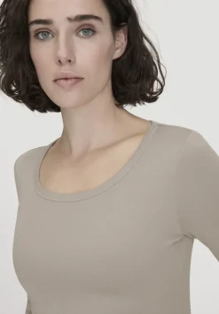 hessnatur Softrib Longsleeve Fitted aus Bio-Baumwolle und TENCEL™ Modal von|Damen Shirts & Tops|T-Shirts