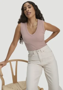 hessnatur Softrib Top Fitted aus Bio-Baumwolle und TENCEL™ Modal von|Damen Shirts & Tops