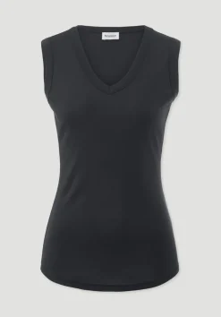hessnatur Softrib Top Fitted aus Bio-Baumwolle und TENCEL™ Modal von|Damen Shirts & Tops