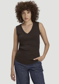 hessnatur Softrib Top Fitted aus Bio-Baumwolle und TENCEL™ Modal von|Damen Shirts & Tops