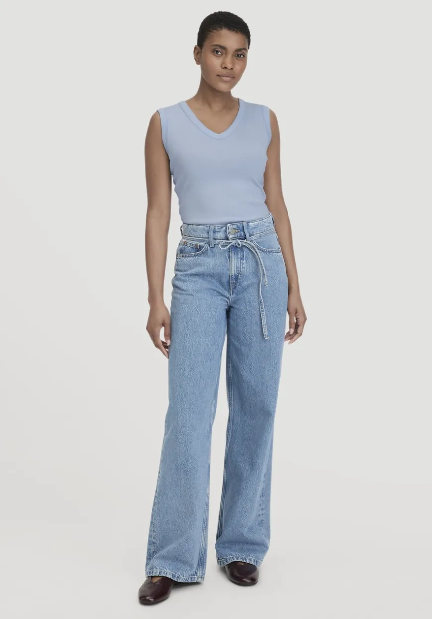 hessnatur Softrib Top Fitted aus Bio-Baumwolle und TENCEL™ Modal von|Damen Shirts & Tops