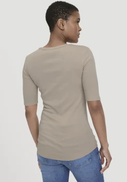 hessnatur Softrib T-Shirt Fitted aus Bio-Baumwolle und TENCEL™ Modal von|Damen Shirts & Tops|T-Shirts