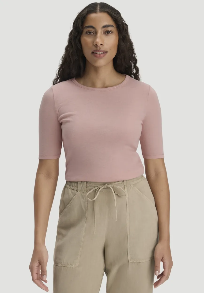 hessnatur Softrib T-Shirt Fitted aus Bio-Baumwolle und TENCEL™ Modal von|Damen Shirts & Tops