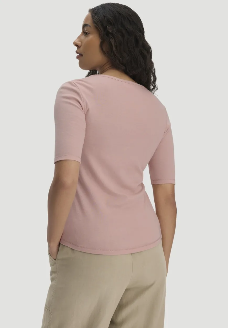 hessnatur Softrib T-Shirt Fitted aus Bio-Baumwolle und TENCEL™ Modal von|Damen Shirts & Tops