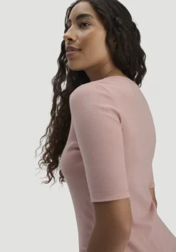 hessnatur Softrib T-Shirt Fitted aus Bio-Baumwolle und TENCEL™ Modal von|Damen Shirts & Tops
