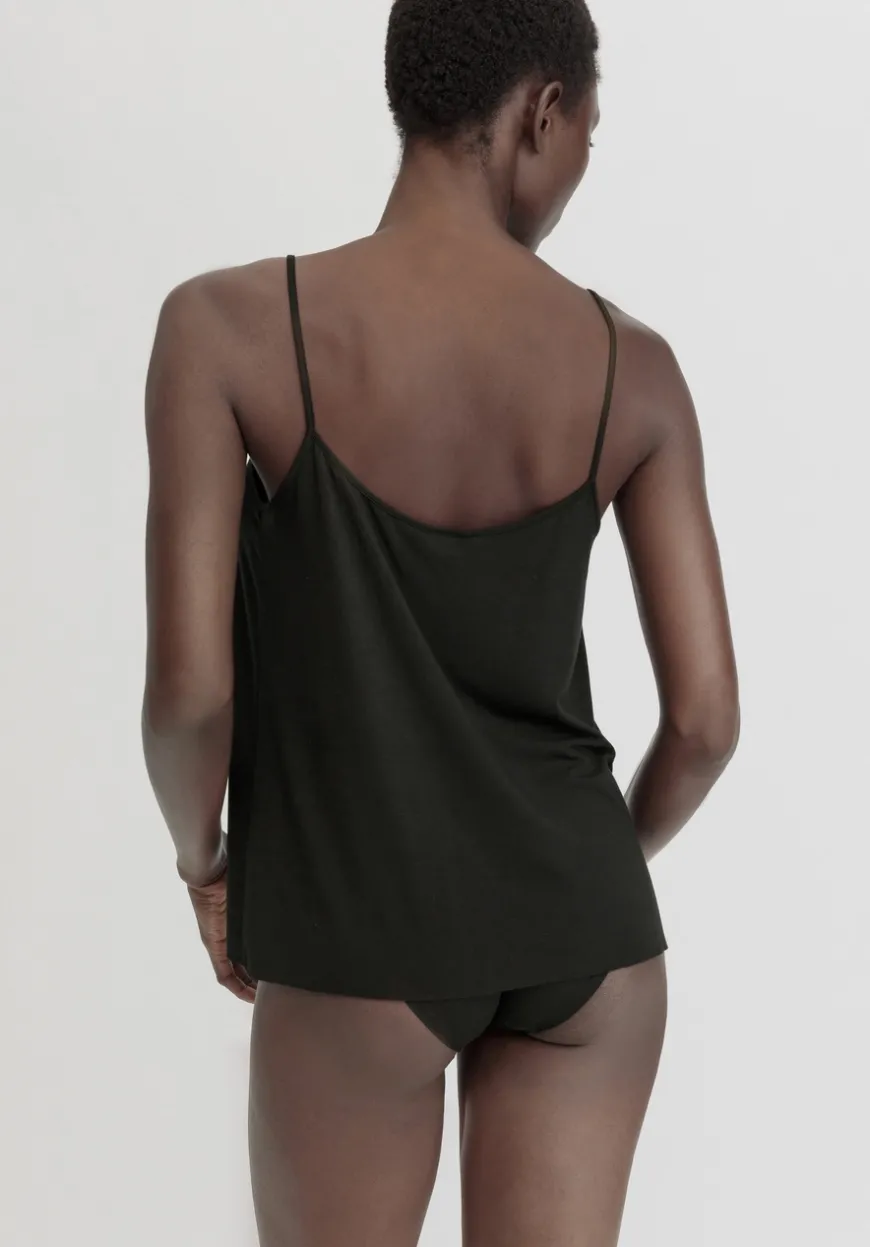 hessnatur Spaghetti Top PURE SENSE LACE aus TENCEL™ Modal von|Damen Unterhemden|Unterhemden