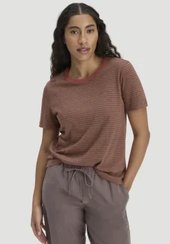 hessnatur Streifen T-Shirt Relaxed aus Leinen mit reiner Bio-Baumwolle von|Damen Shirts & Tops