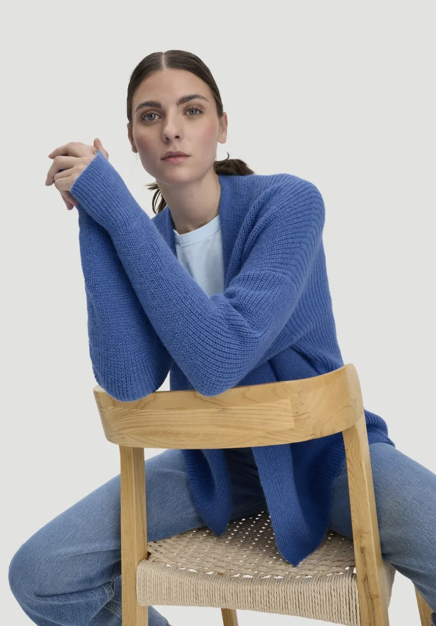 hessnatur Strick Jacke Oversize aus reinem Alpaka von|Damen Strickjacken