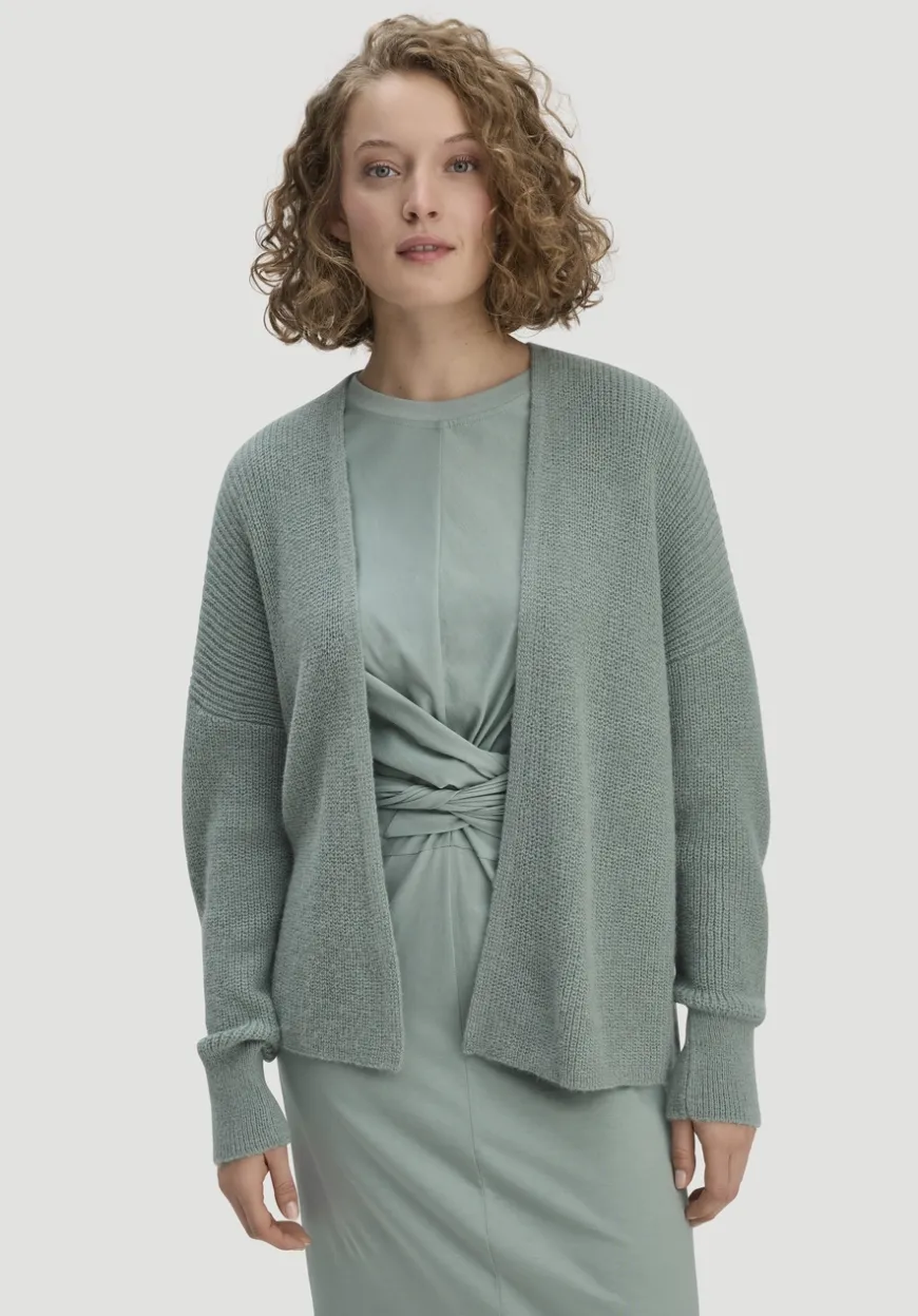 hessnatur Strick Jacke Oversize aus reinem Alpaka von|Damen Strickjacken