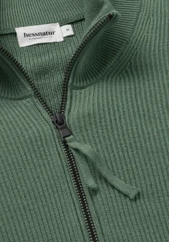 hessnatur Strick Jacke Regular aus reiner Bio-Baumwolle von|Herren Strickjacken|Strick