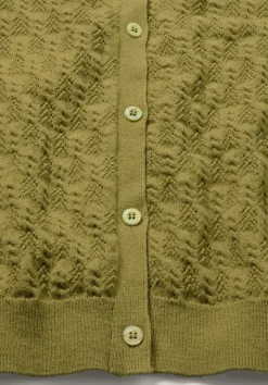 hessnatur Strick Jacke Regular aus Bio-Baumwolle mit Merinowolle von|Damen Strickjacken