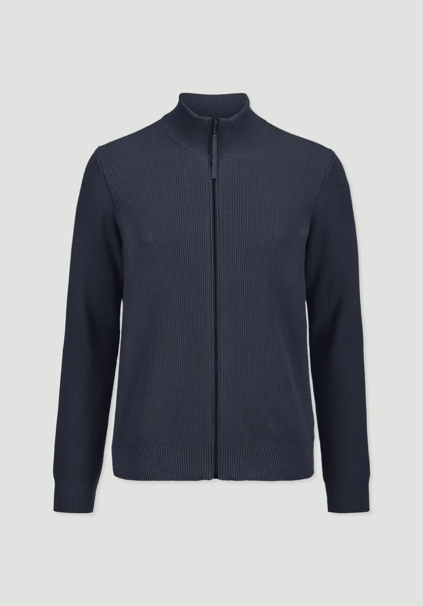 hessnatur Strick Jacke Regular aus reiner Bio-Baumwolle von|Herren Strickjacken|Strick