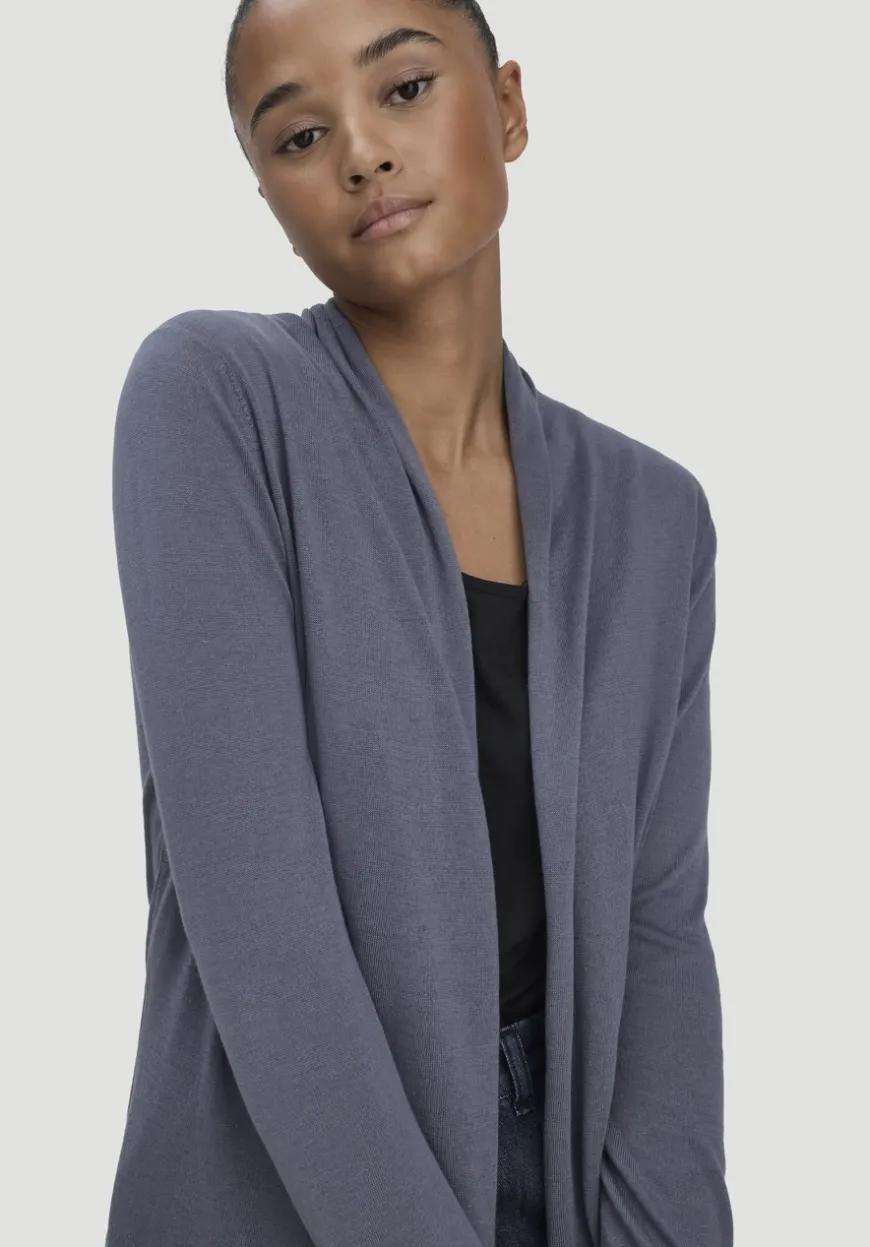 hessnatur Strick Jacke Regular aus TENCEL™ Lyocell und Bio-Baumwolle von|Damen Strickjacken