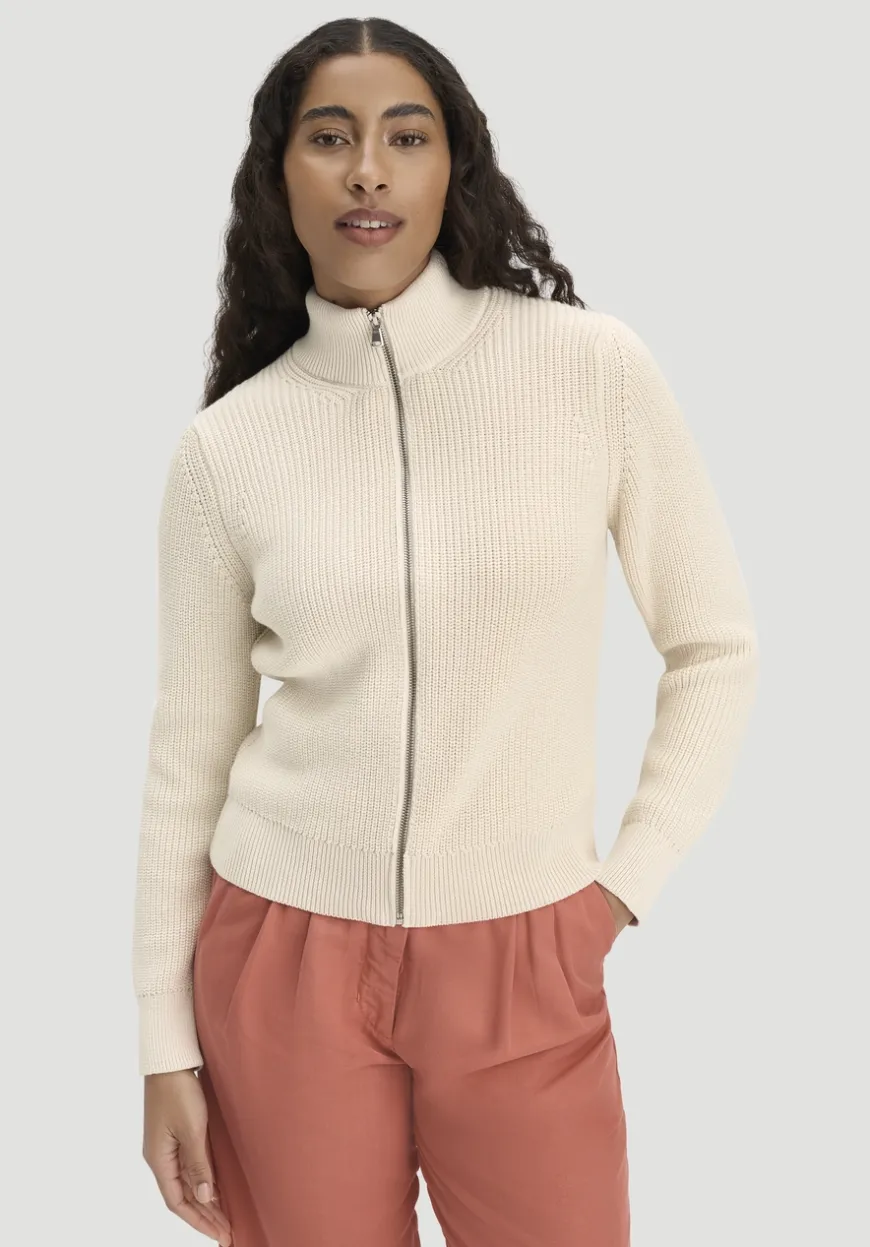 hessnatur Strick Jacke Regular aus reiner Bio-Baumwolle von|Damen Strickjacken|Strick