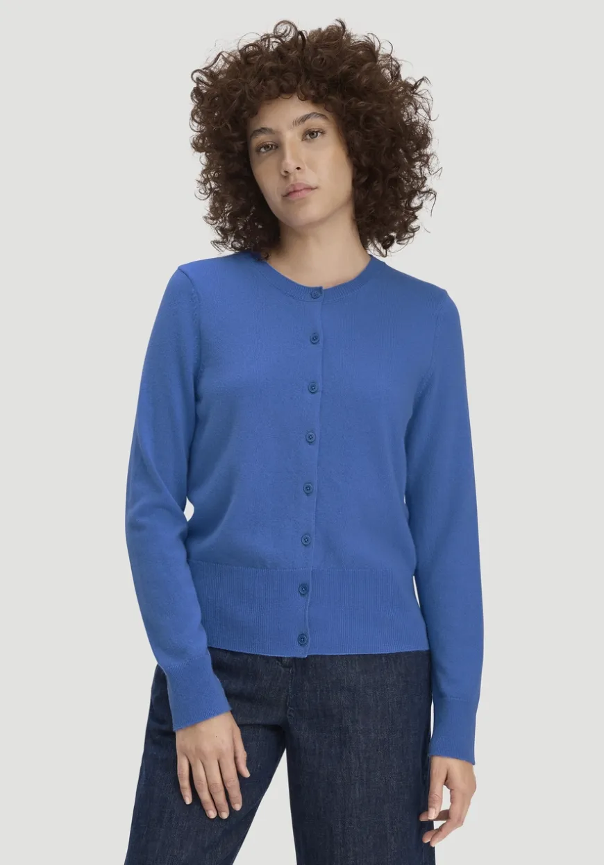 hessnatur Strick Jacke Regular BETTER RECYCLING aus reinem Cashmere von|Damen Strickjacken