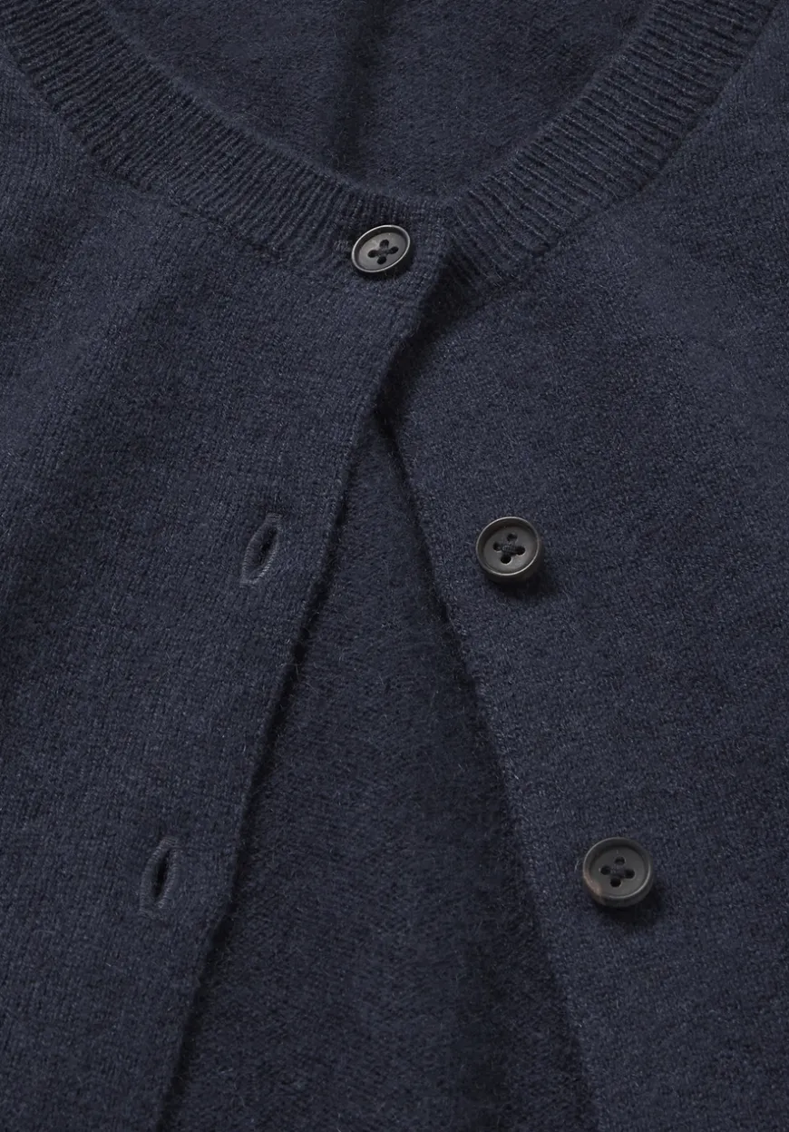 hessnatur Strick Jacke Regular BETTER RECYCLING aus reinem Cashmere von|Damen Strickjacken