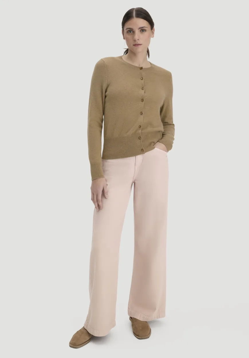 hessnatur Strick Jacke Regular BETTER RECYCLING aus reinem Cashmere von|Damen Strickjacken